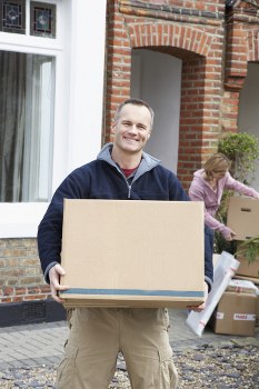 Man and van vehicle for local moves in Dulwich residential street