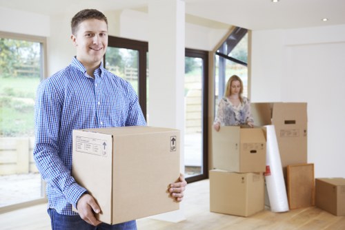 Careful item handling by a Dulwich man with a van team during a move