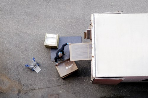Man and van transporting household items in Dulwich
