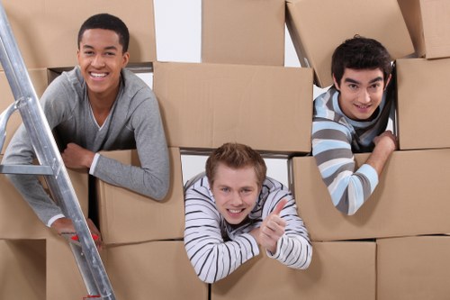 Dulwich residential move with a local removals van