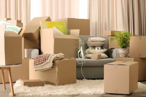 Van transport for boxes and household items in Dulwich