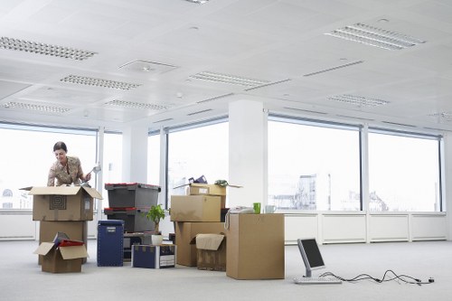 Loading furniture into a removal van for a Dulwich relocation